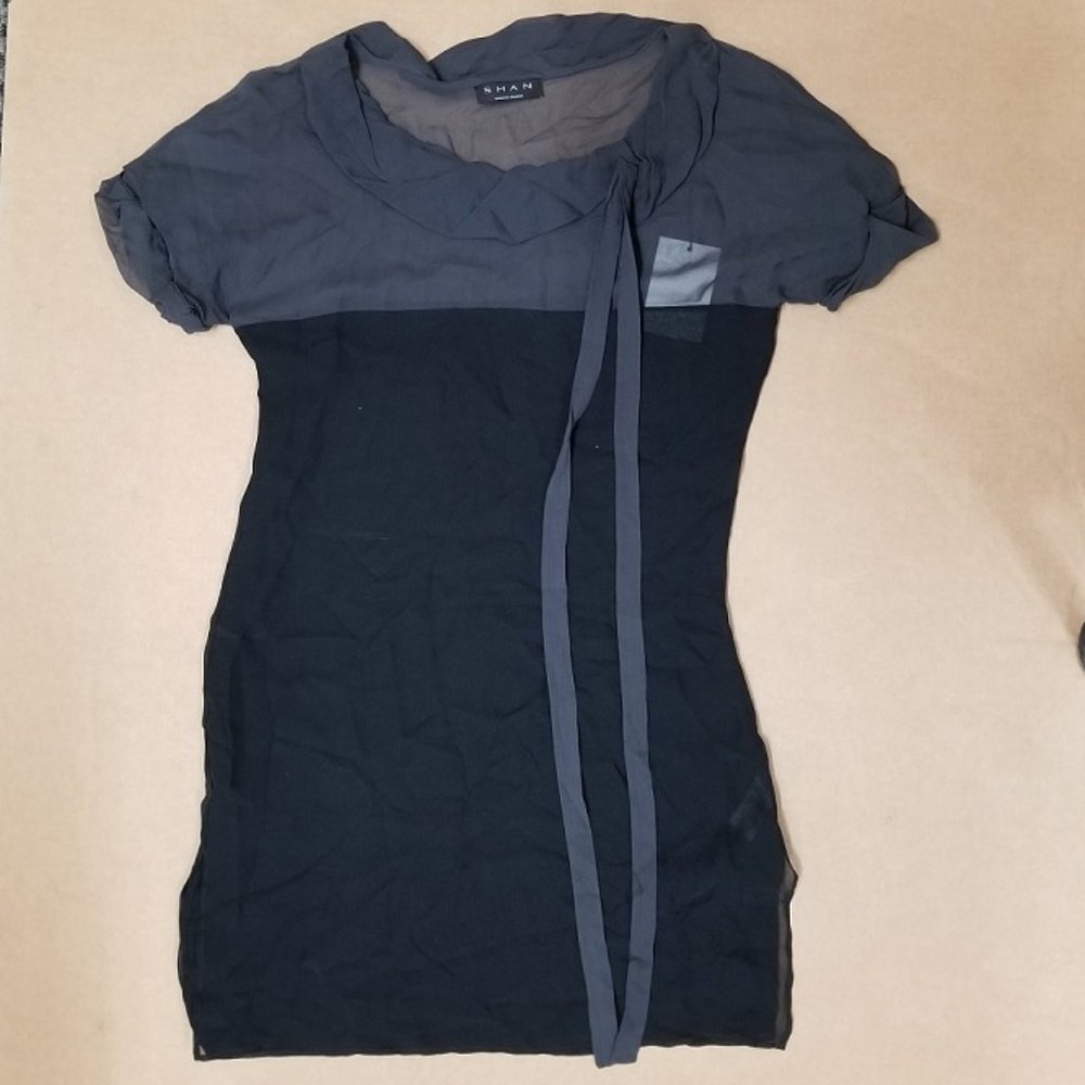Shan Silk Dress Black Women's Size US 6